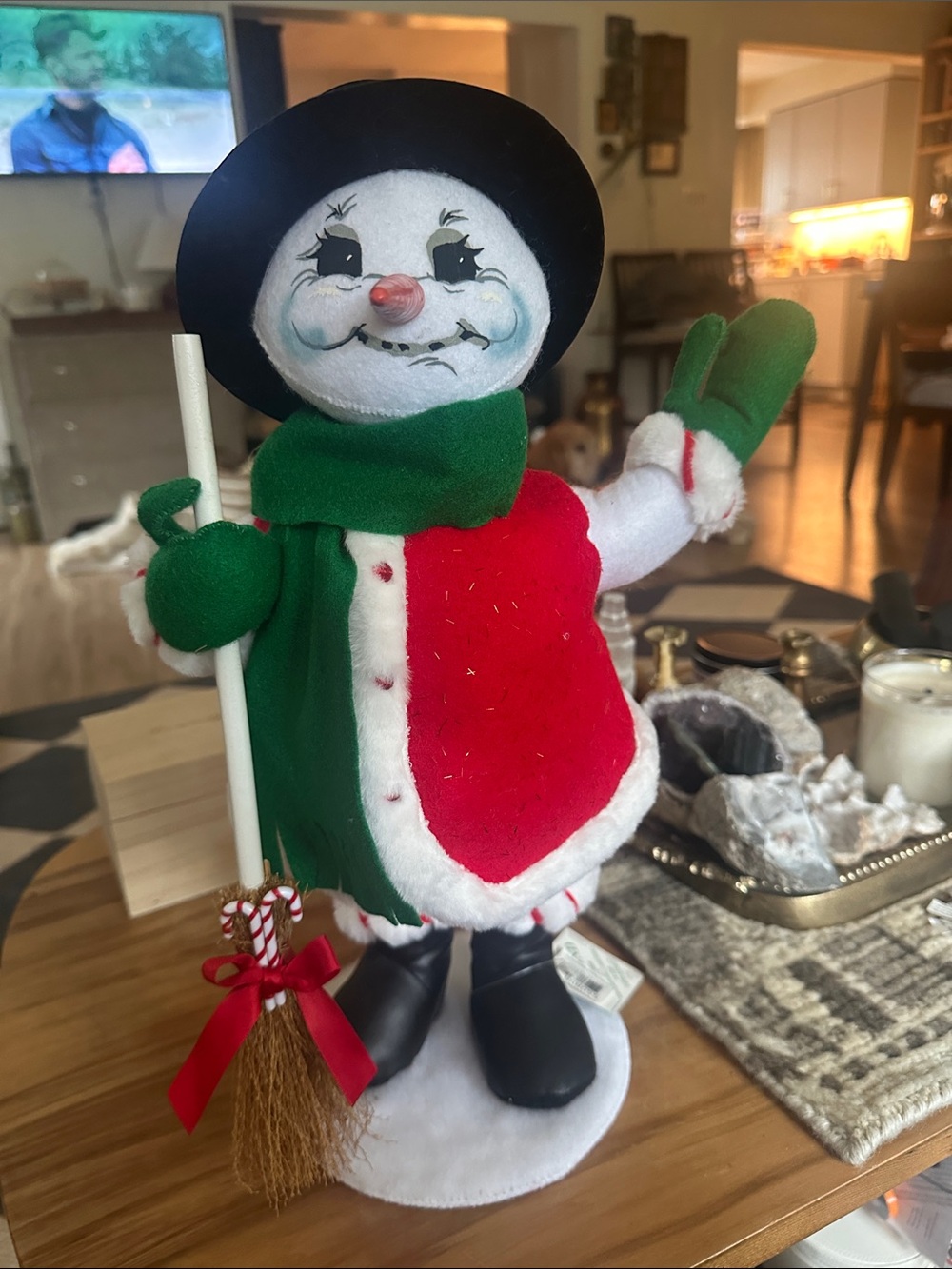 Annalee 15” Peppermint Twist Snowman